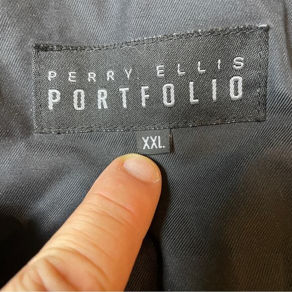 Perry Ellis Black Winter Jacket Mens Size XXL - Picture 4 of 7